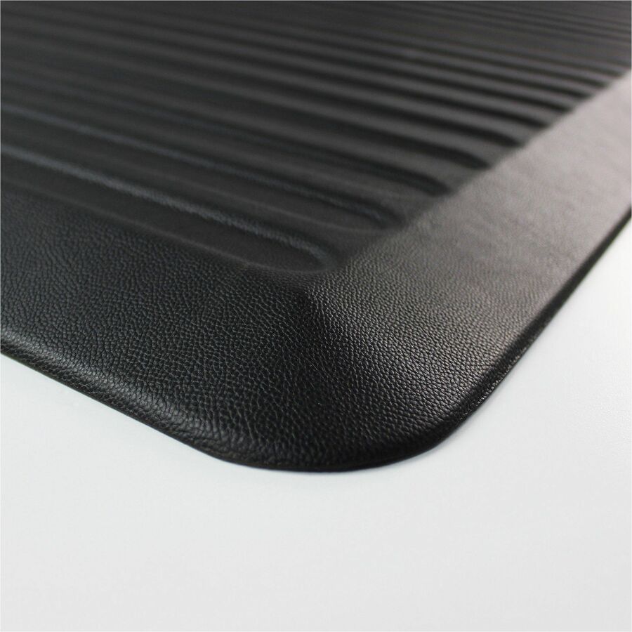 Image of Floortex® AFS-TEX 6000X Anti-Fatigue Mat, 23 x 67, Midnight Black