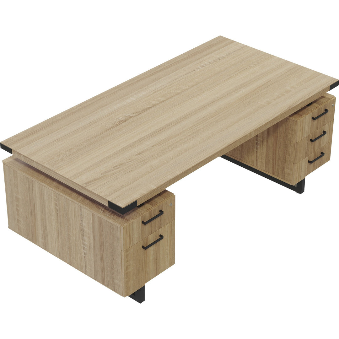 Image of Safco MRDT7236SDD Mirella Free Standing Desk Top with Modesty Panel