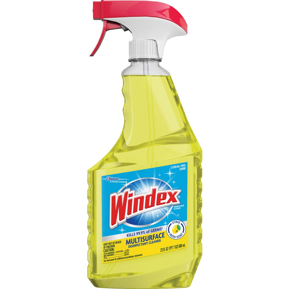 Image of S.C. Johnson Cleaner,Multisurface,Disinfectant,Spray, 23 fl. oz,8/CT,YW