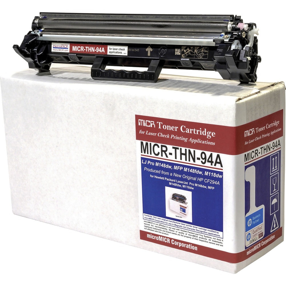 Image of MicroMICR MICR Toner Cartridge, r/ HP CF294A, 1200 Yield, BK
