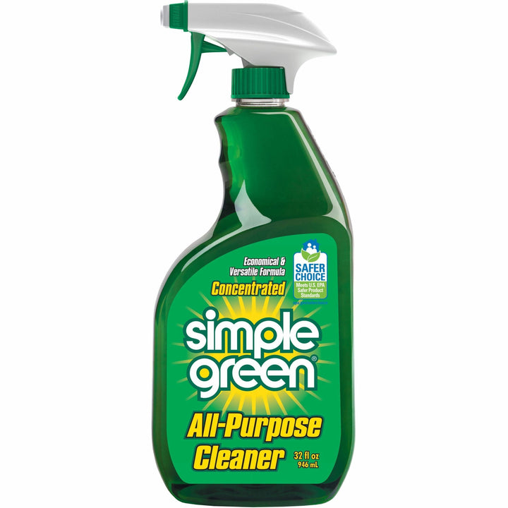 Image of Simple Green® Cleaner, All-Purpose, Concentrated, 32 oz, Green