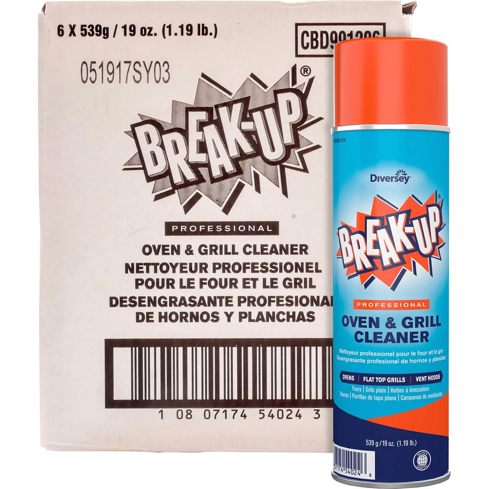 Image of Diversey Oven/Grill Cleaner, 19 oz, 6/CT, Black