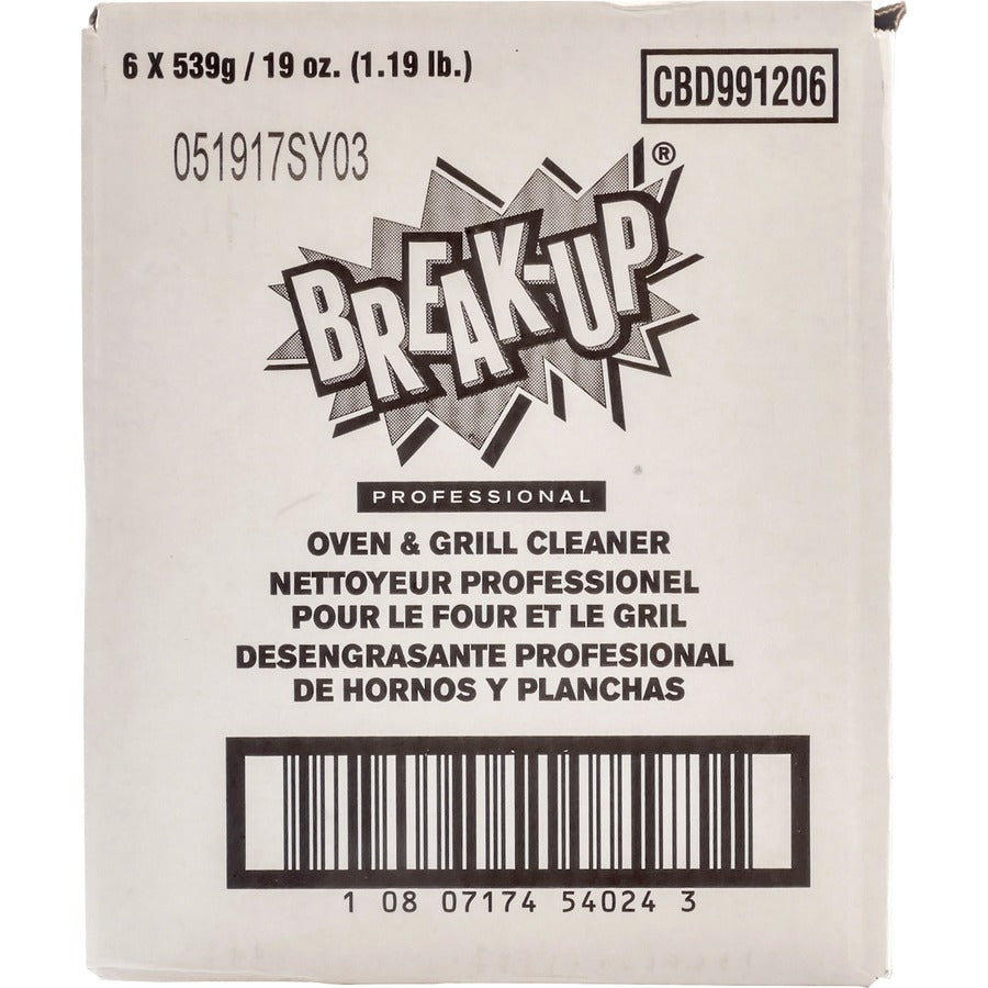 Image of Diversey Break-Up CBD991206 Professional Oven & Grill Cleaner, 19 fl oz (0.6 quart), Citrus Scent, Heavy Duty, Fast Acting, Tan, 1 Each