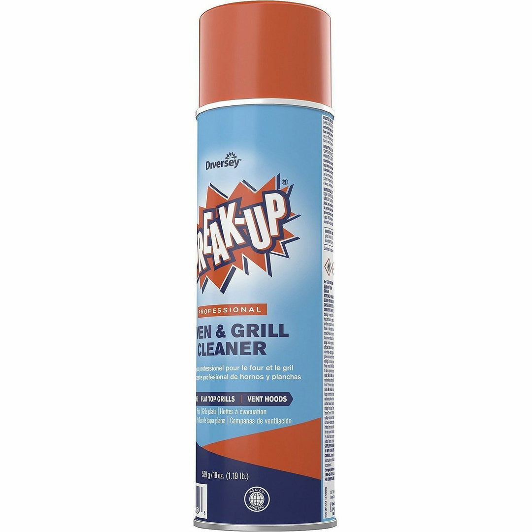 Image of Diversey Break-Up CBD991206 Professional Oven & Grill Cleaner, 19 fl oz (0.6 quart), Citrus Scent, Heavy Duty, Fast Acting, Tan, 1 Each