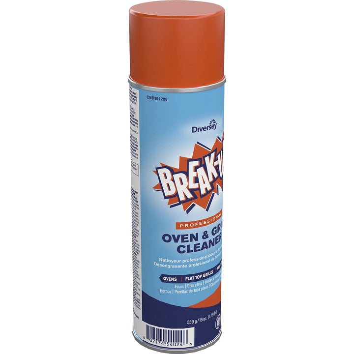 Image of Diversey Break-Up CBD991206 Professional Oven & Grill Cleaner, 19 fl oz (0.6 quart), Citrus Scent, Heavy Duty, Fast Acting, Tan, 1 Each