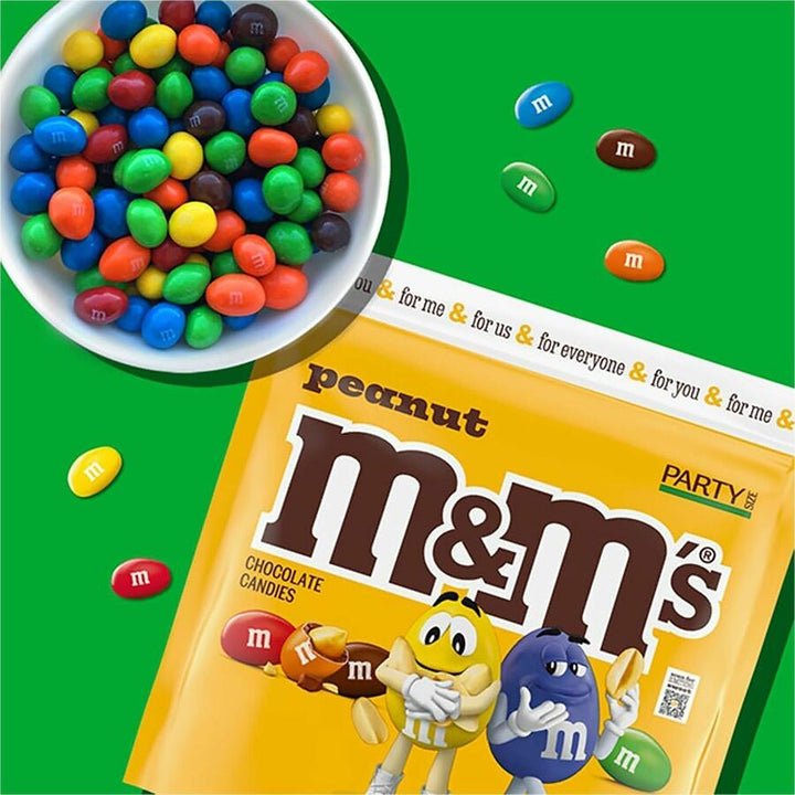 Image of M&M's SN55116 Peanut Chocolate Candies, Peanut Chocolate, 2.37 lb, 1 Bag