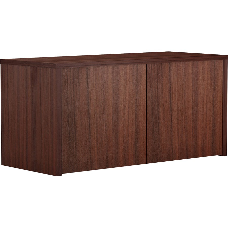 Image of Lorell 18242 Essentials Series Wall-Mount Hutch Door Kit, 16" H x 17" W x 1" Depth, 0.7" Thickness, Finish: Espresso, 1 Set