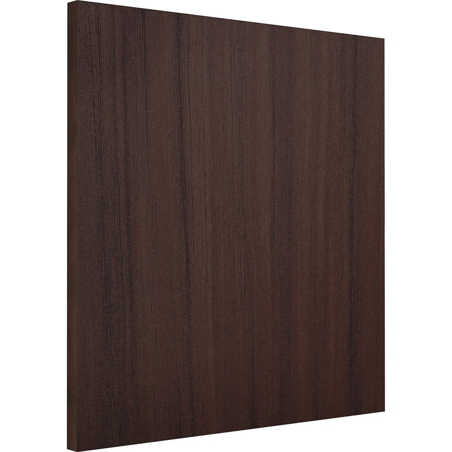 Image of Lorell 18242 Essentials Series Wall-Mount Hutch Door Kit, 16" H x 17" W x 1" Depth, 0.7" Thickness, Finish: Espresso, 1 Set