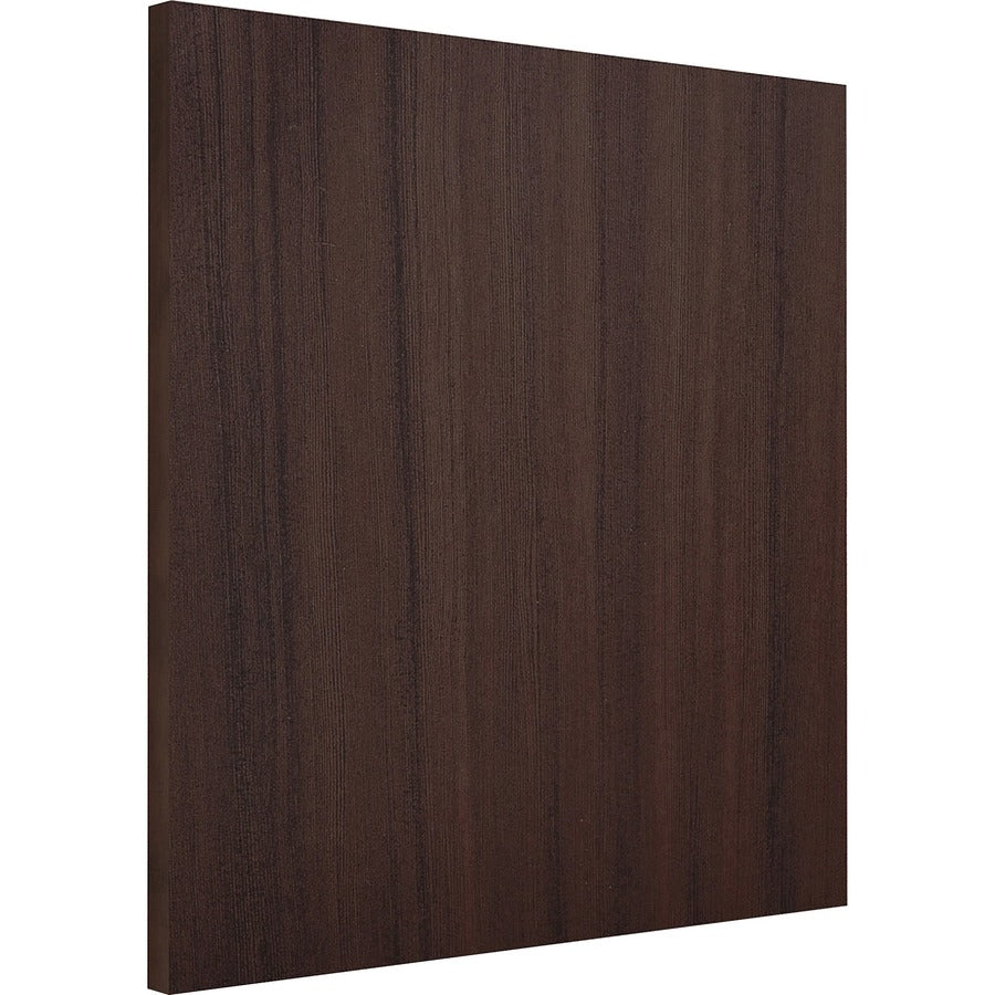 Image of Lorell 18242 Essentials Series Wall-Mount Hutch Door Kit, 16" H x 17" W x 1" Depth, 0.7" Thickness, Finish: Espresso, 1 Set