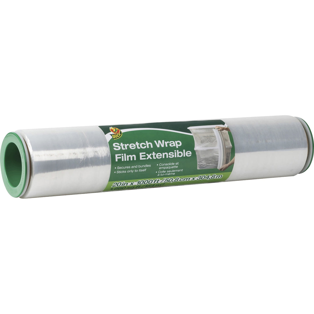 Image of Duck® Stretch Wrap Film, Non-Adhesive, 20"Wx1000'L, Clear