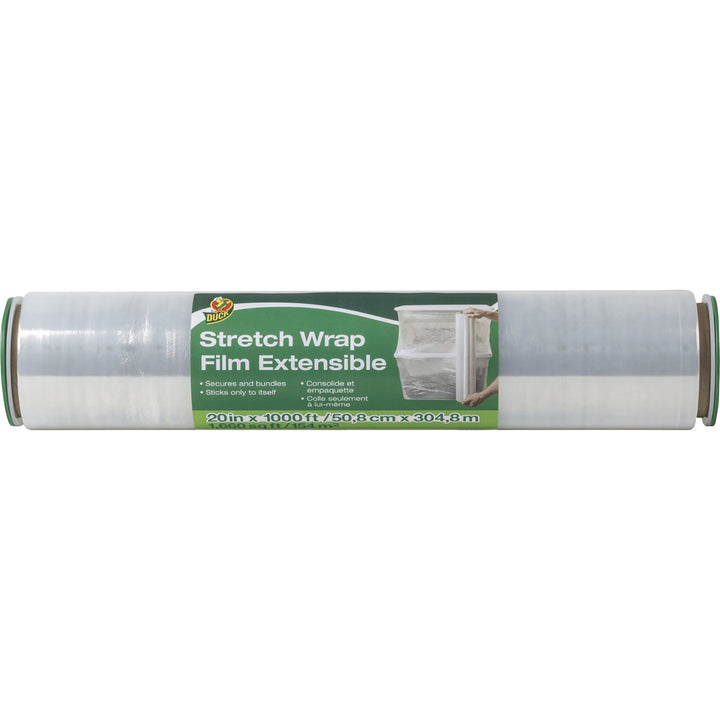 Image of Duck® Stretch Wrap Film, Non-Adhesive, 20"Wx1000'L, Clear