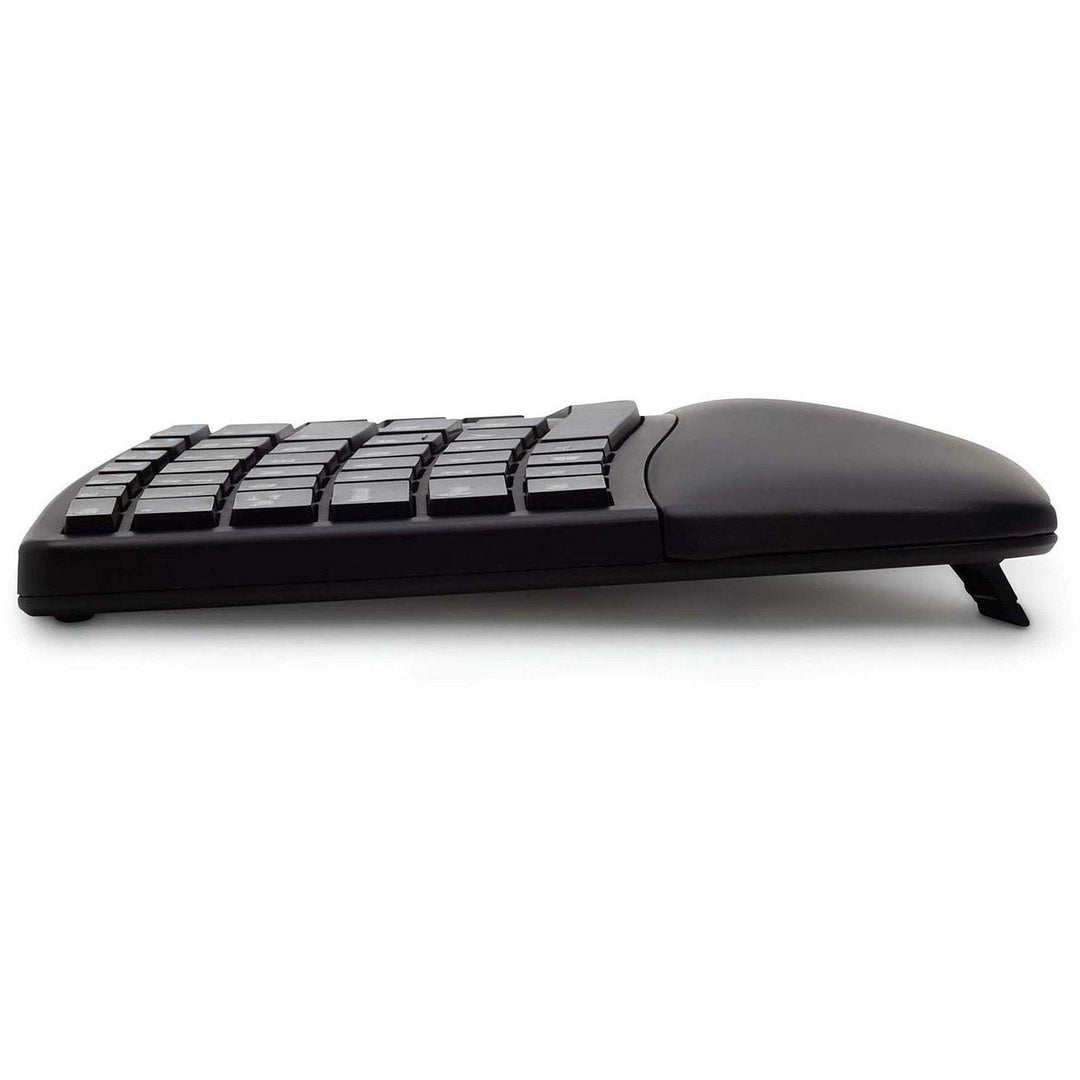 Image of Kensington® Pro Fit Ergo Wireless Keyboard and Mouse, 2.4 GHz Frequency, 30 ft Wireless Range, Black