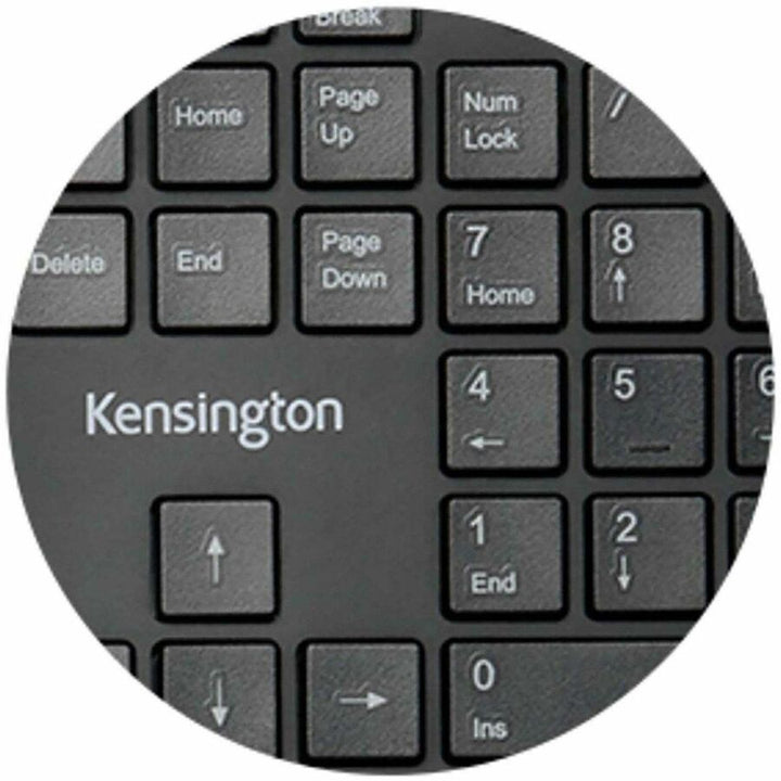 Image of Kensington® Pro Fit Ergo Wireless Keyboard, 18.98 X 9.92 X 1.5, Black