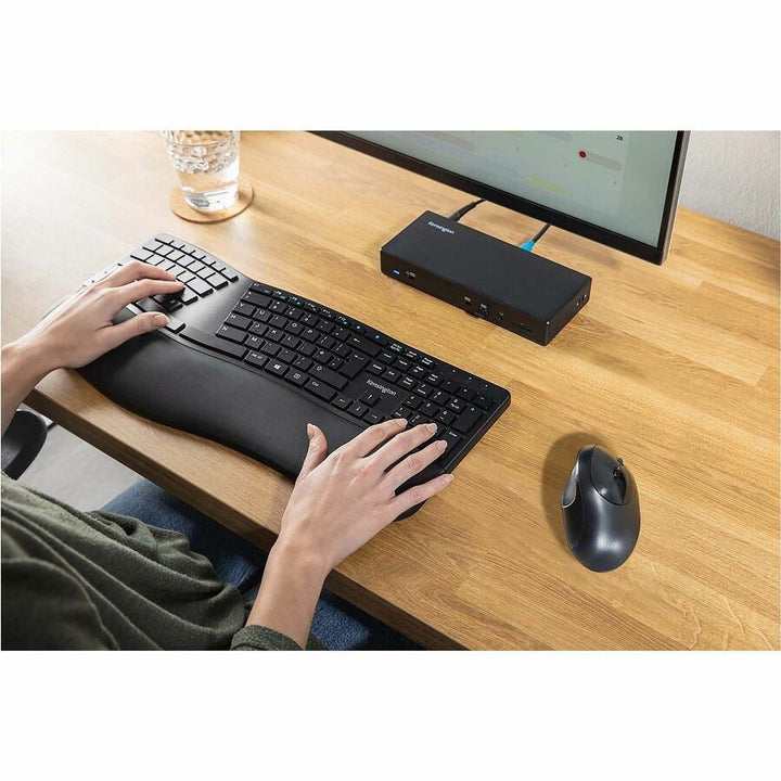 Image of Kensington® Mouse, Wireless, Ergo, 6"Wx4"Lx8"H, Black