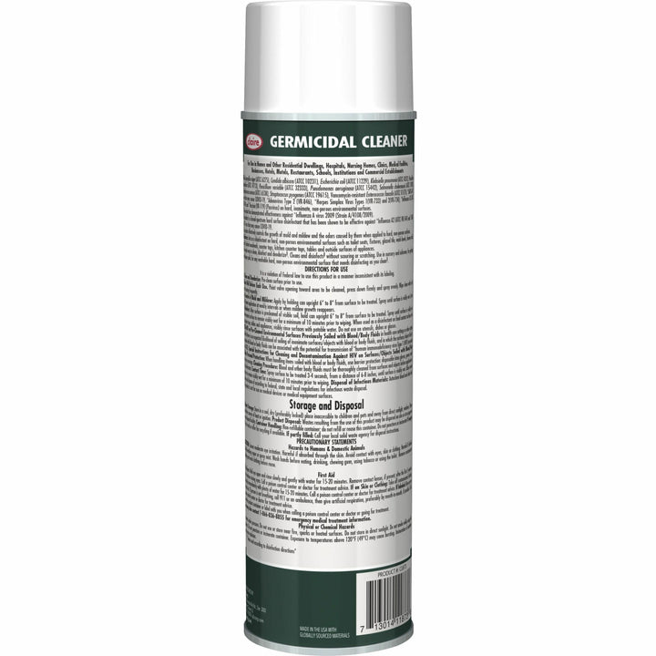 Image of Claire® Germicidal Spray, Foam, Antimicrobial, 19oz, 12/CT, GN