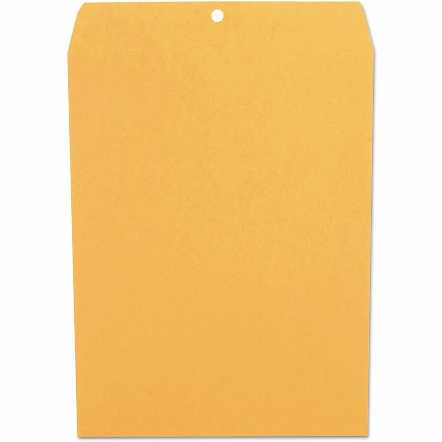 Image of Universal UNV42907 Envelope, Clasp, #12 1/2, 32 lb, Clasp/Gummed Flap, Brown Kraft, Kraft Paper, 100 / Box