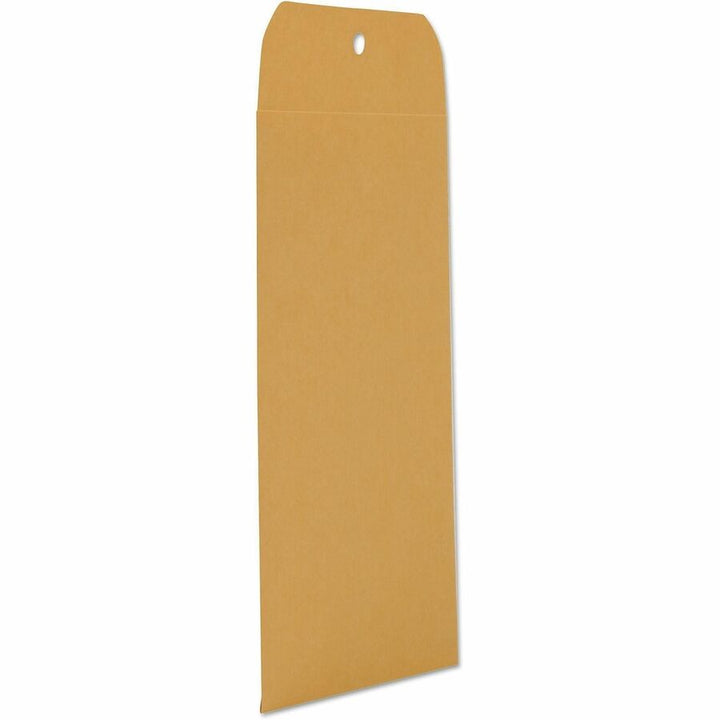 Image of Universal UNV35261 Envelope, Clasp, #63, 9 1/2" W x 6 1/2" Length, 28 lb, Clasp/Gummed Flap, Brown Kraft, Kraft Paper, 100 / Box
