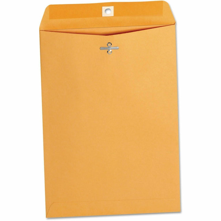 Image of Universal UNV35262 Envelope, Clasp, #75, 10 1/2" W x 7 1/2" Length, 28 lb, Clasp/Gummed Flap, Brown Kraft, Kraft Paper, 100 / Box