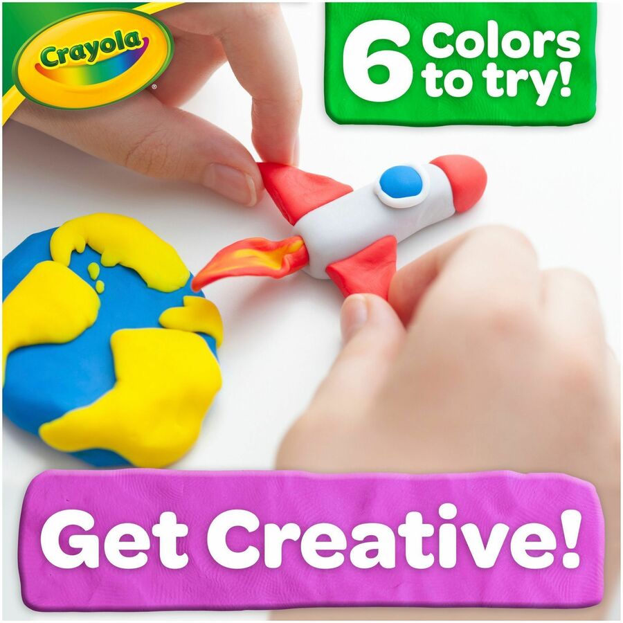 Image of Crayola® Dough Classpack, 3 Oz, 8 Assorted Colors With 81 Modeling Tools