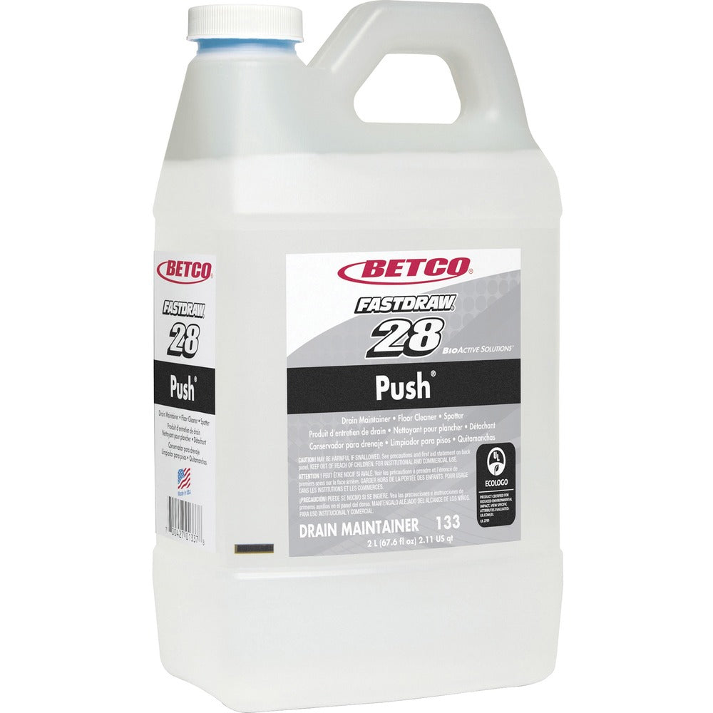 Image of Betco Corporation Cleaner,f/Floor/Drain/Spots,FastDraw,2 L,Milky White