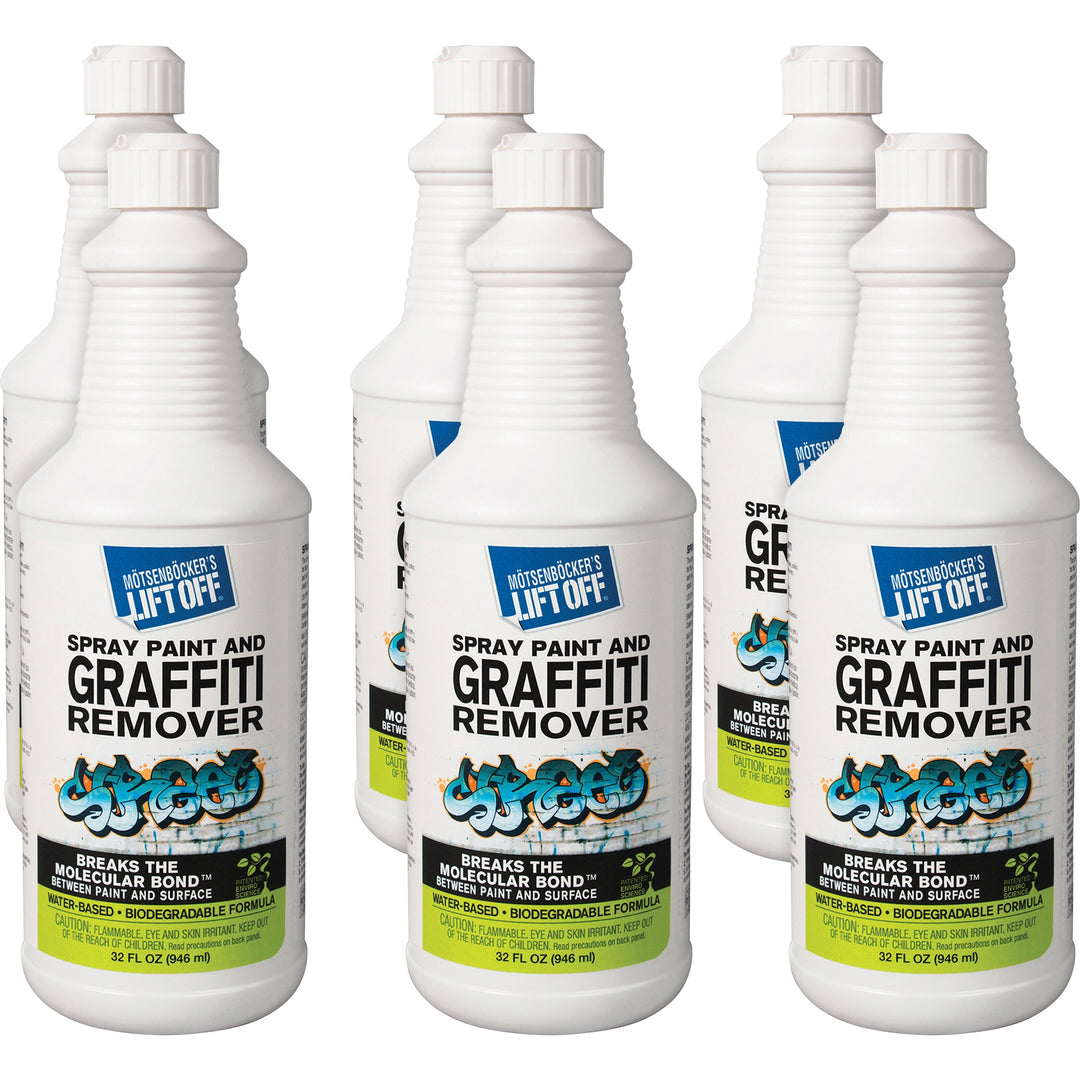Image of Motsenbocker's Lift-Off® Graffiti Remover, Multi-surface, Water-based, 32oz, 6/CT, WE
