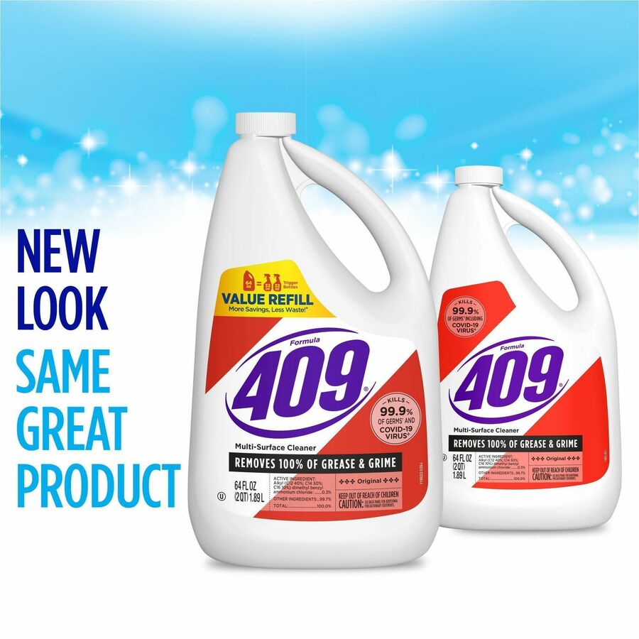 Image of Clorox® Multisurface Cleaner, Formula 409, 64 fl oz, 6/CT, White