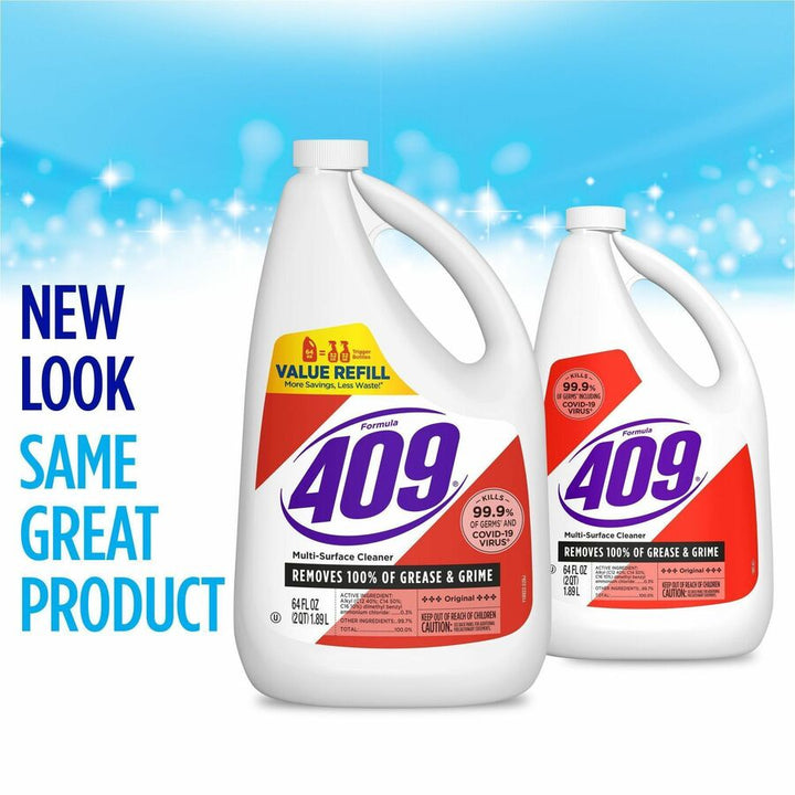 Image of Clorox® Multisurface Cleaner, Formula 409, 64 fl oz, 6/CT, White