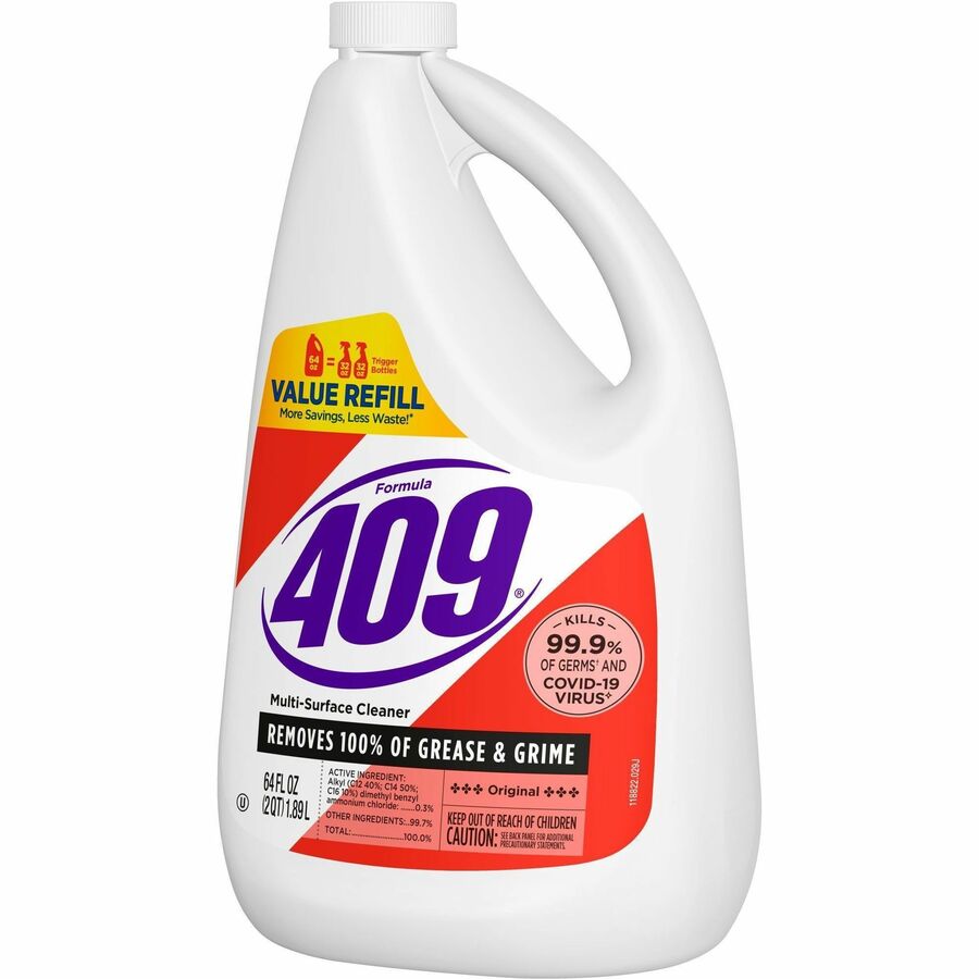Image of Clorox® Multisurface Cleaner, Formula 409, 64 fl oz, 6/CT, White