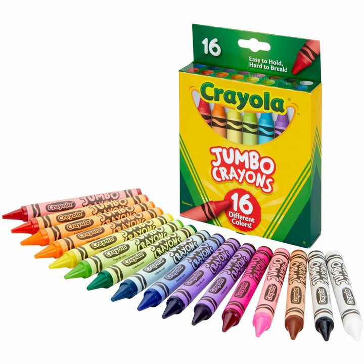 Image of Crayola 520390 Jumbo Crayons, Assorted, 16 / Pack