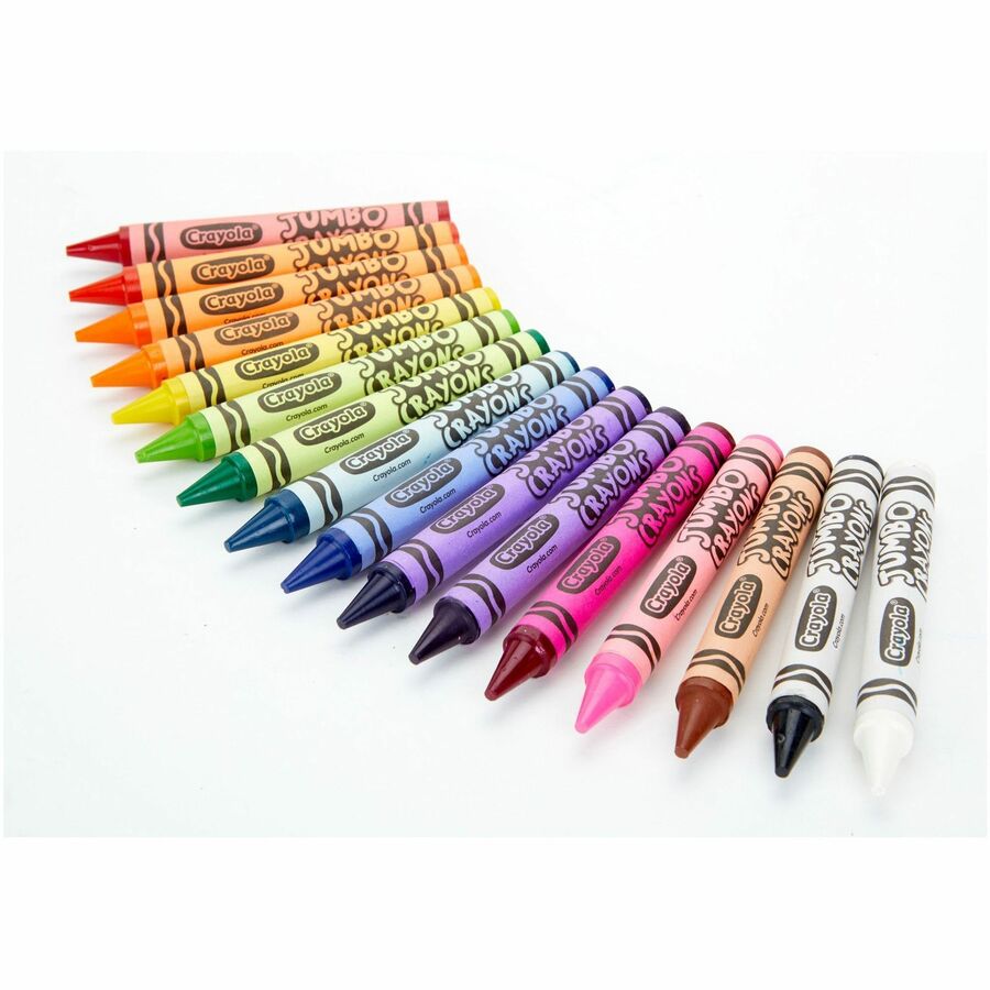 Image of Crayola 520390 Jumbo Crayons, Assorted, 16 / Pack