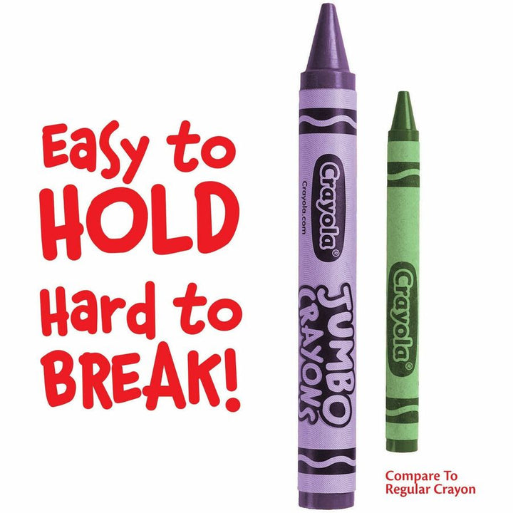 Image of Crayola 520390 Jumbo Crayons, Assorted, 16 / Pack