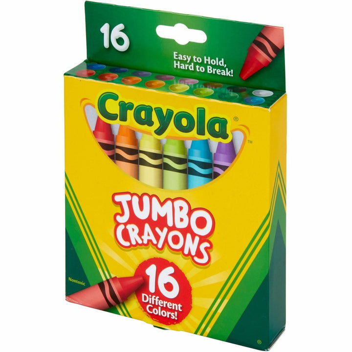 Image of Crayola 520390 Jumbo Crayons, Assorted, 16 / Pack