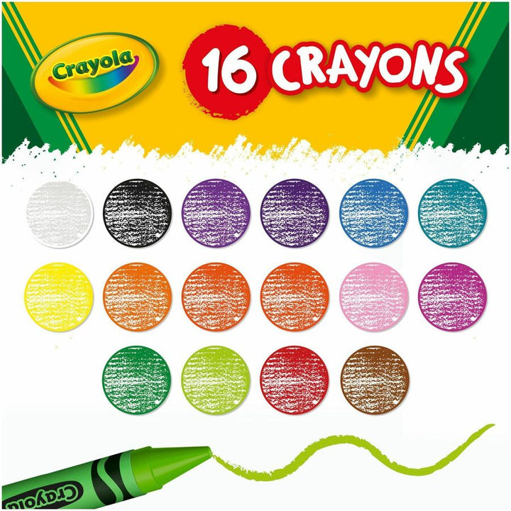 Image of Crayola 520390 Jumbo Crayons, Assorted, 16 / Pack