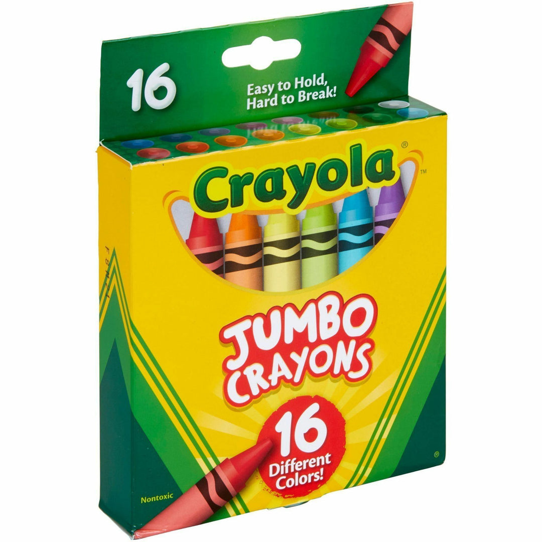 Image of Crayola 520390 Jumbo Crayons, Assorted, 16 / Pack