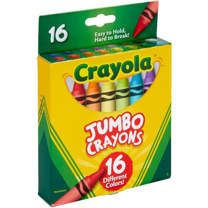 Image of Crayola 520390 Jumbo Crayons, Assorted, 16 / Pack