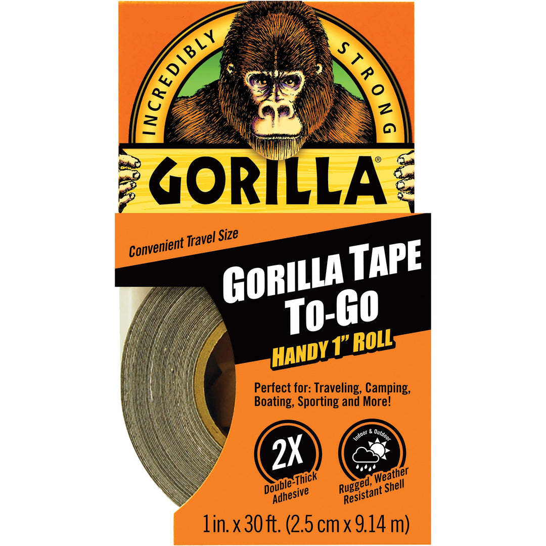 Image of Gorilla® Gorilla Tape, 1.5" Core, 1" X 10 Yds, Black