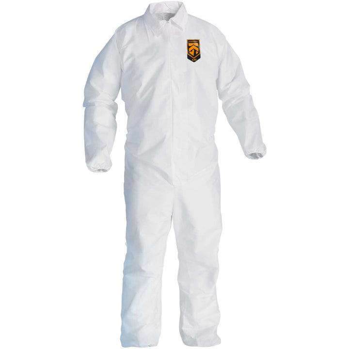 Image of Kleenguard 44316 A40 Coveralls, Zipper Front, Elastic Wrists & Ankles