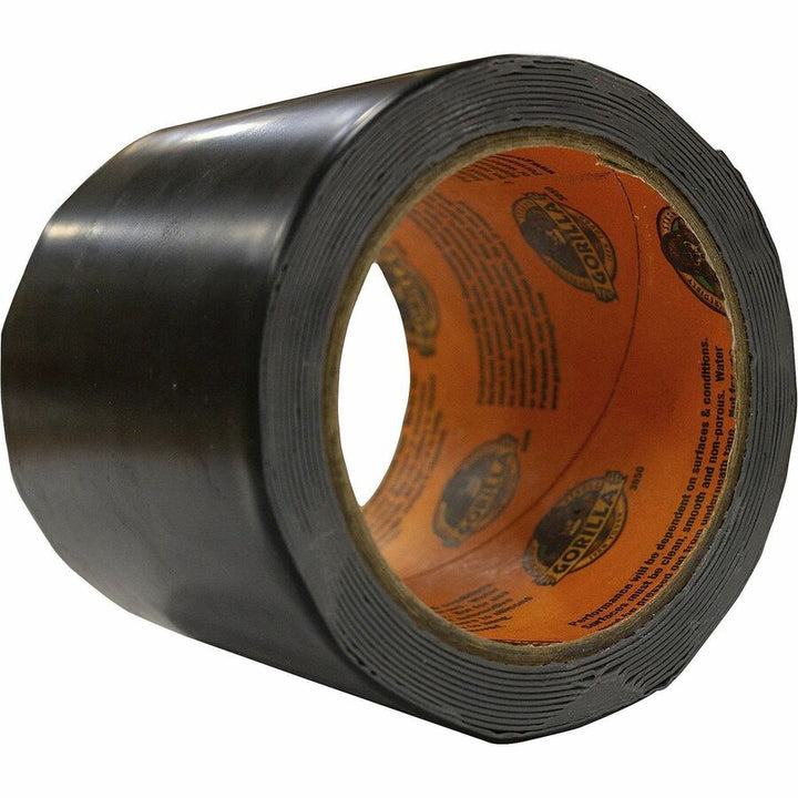 Image of The Gorilla Glue Company Patch and Seal Tape, 4-1/4"Wx4-1/4"Lx4"H, Black