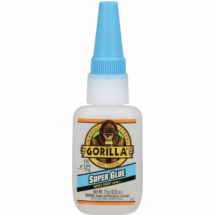 Image of Gorilla® Super Glue, 0.53 Oz, Dries Clear
