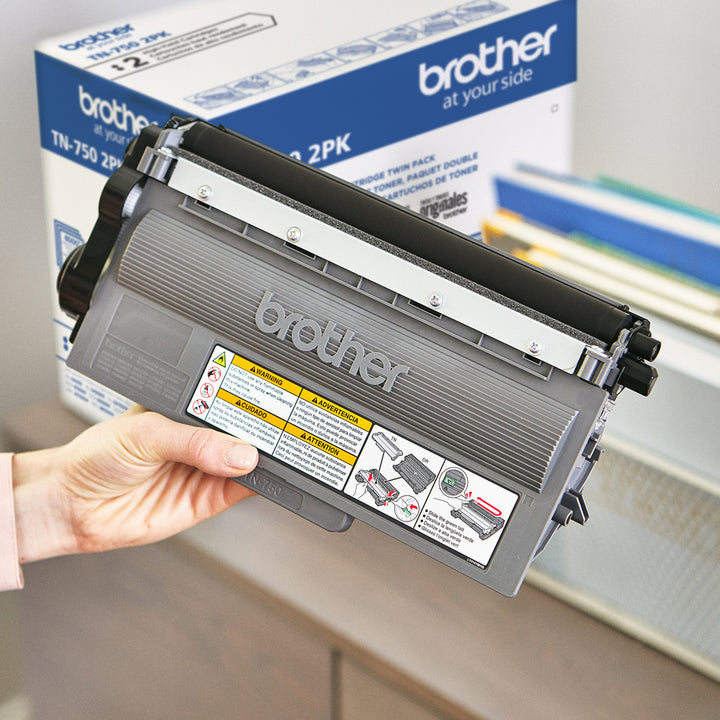 Image of Brother TN-750 TN750 Original Toner Cartridge, 8000 Pages Black (Per Cartridge), 1 Box