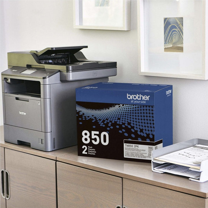 Image of Brother TN-850 TN850 High-Yield Toner Cartridge, 8000 Pages Black (Per Cartridge), 1 Box