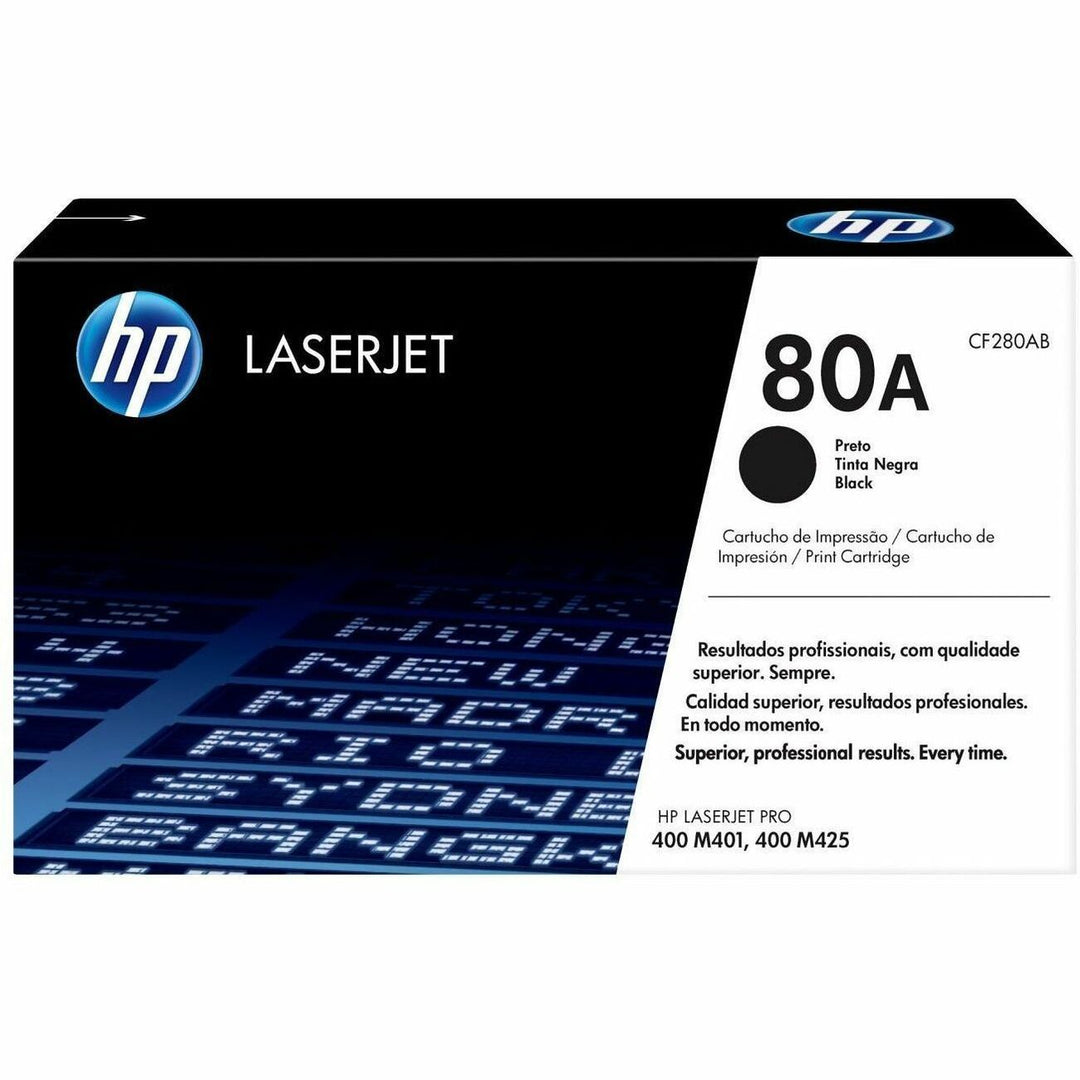 Image of HP 80A Toner Cartridge, 2560 Pages (Per Cartridge), 2 / Carton