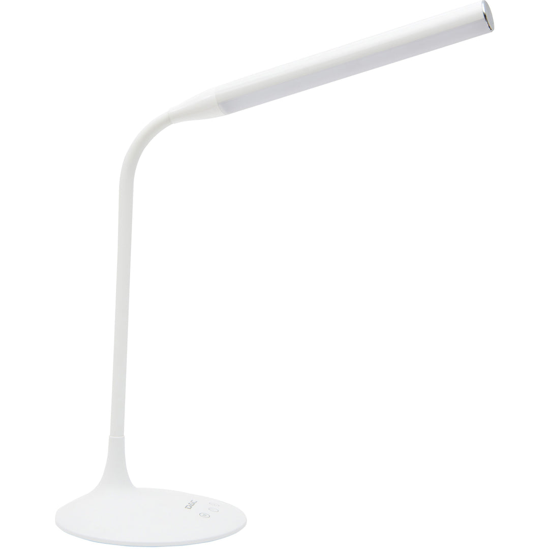 Image of Data Accessories Company Desk Lamp,w/11-1/2" Head,LED,6-Watt,6-3/4"Dia Base,15"H,WE