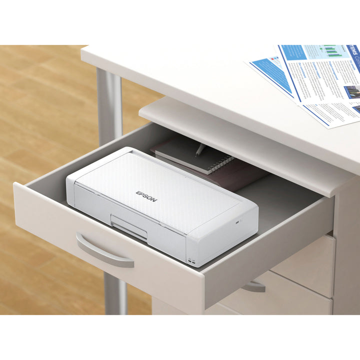 Image of Epson Printer,Portable,Wireless,Battery,6.7ppm,12.2"x9.3"x8.5",WE