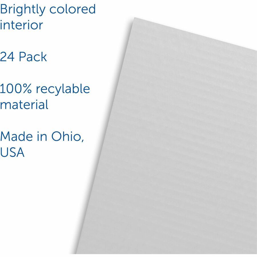 Image of Flipside Sturdy Carrel w/Corrugated, 12"X48", 24/PK, WE