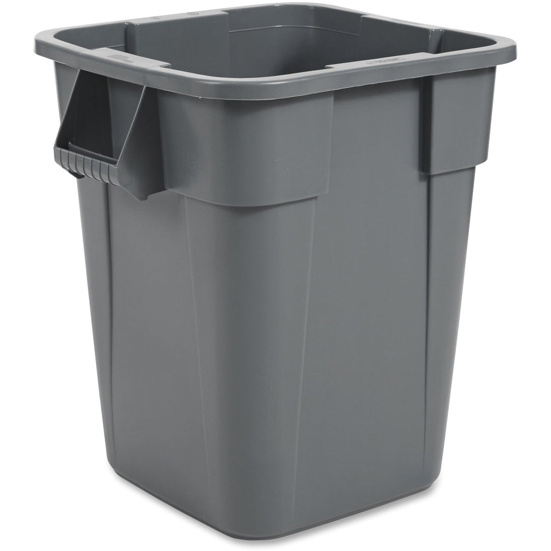 Image of Rubbermaid Commercial Products Brute Container, No Lid, 27"x23-1/4"x28-3/4", 4/CT, Gray