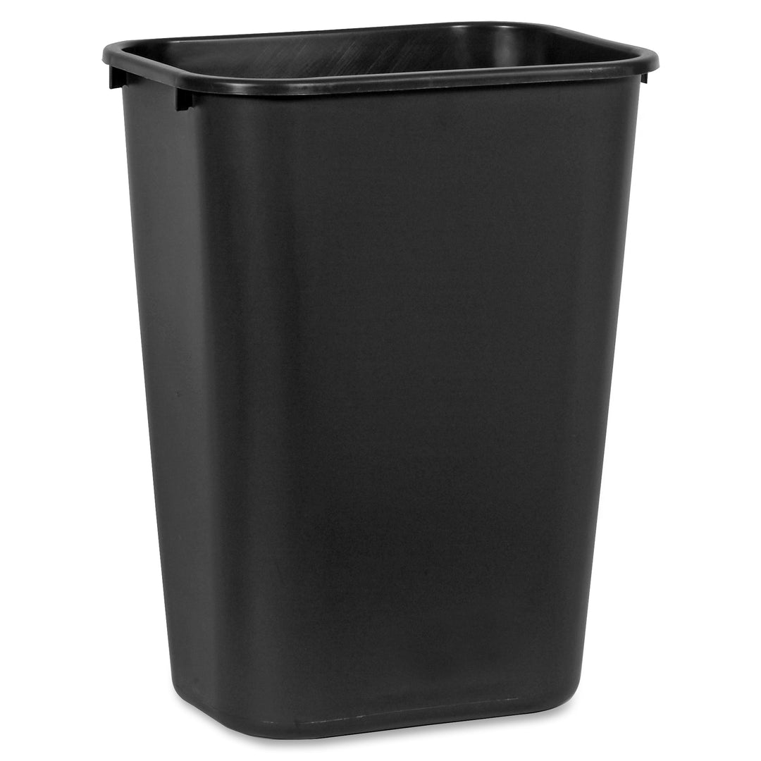 Image of Rubbermaid Commercial Products Waste Bin, Plastic, 41 Qrt, 15-1/4"x11"x20", 12/CT, Black