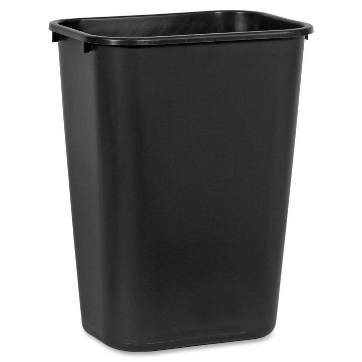 Image of Rubbermaid Commercial Products Waste Bin, Plastic, 41 Qrt, 15-1/4"x11"x20", 12/CT, Black