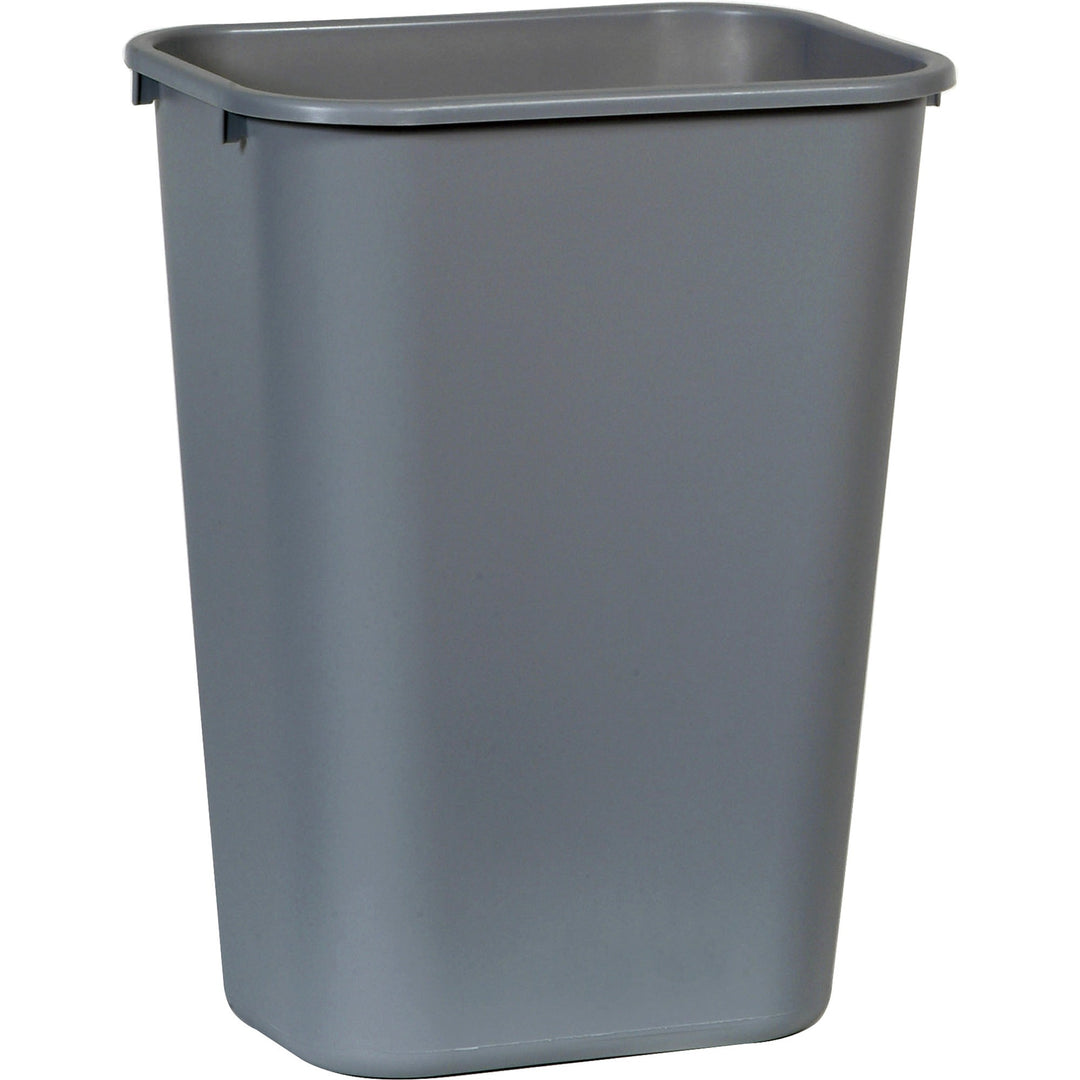 Image of Rubbermaid Commercial Products Waste Bin, Plastic, 41 Qrt, 15-1/4"x11"x20", 12/CT, Gray
