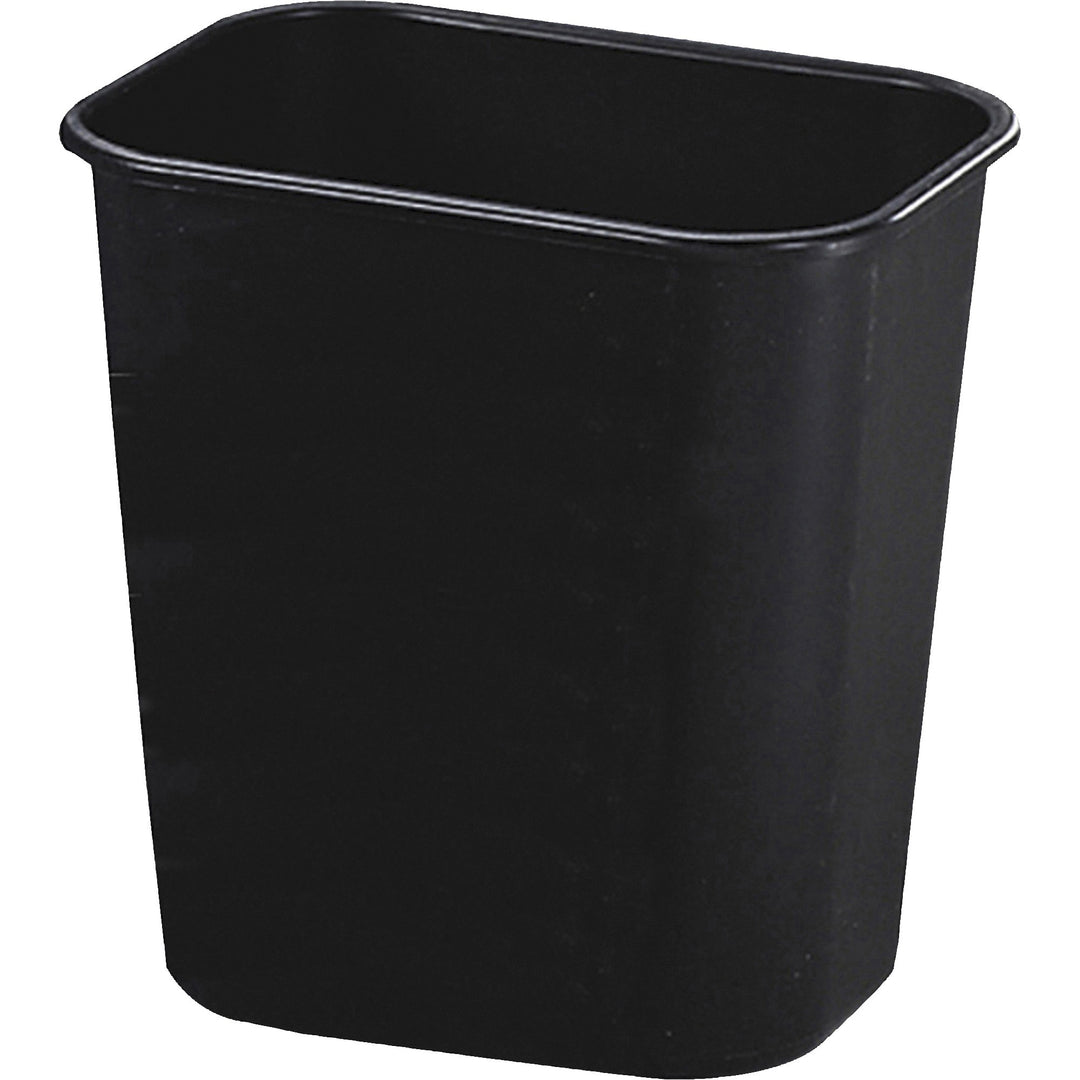 Image of Rubbermaid Commercial Products Waste Bin,Plastic,13 Qrt,11-3/8"x8-1/4"x12-1/8",12/CT,BK